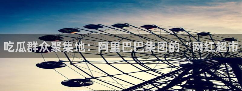 黑料.:吃瓜群众聚集地:阿里巴巴集团的“网红超市
